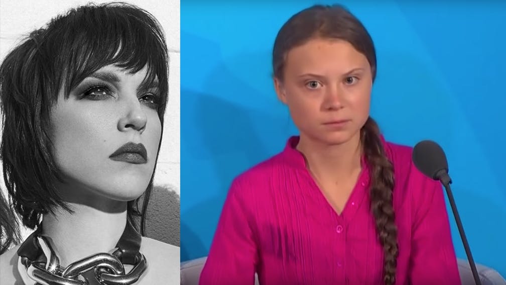 Halestorm's Lzzy Hale Praises Greta Thunberg: "Our Modern Day Joan Of Arc"
