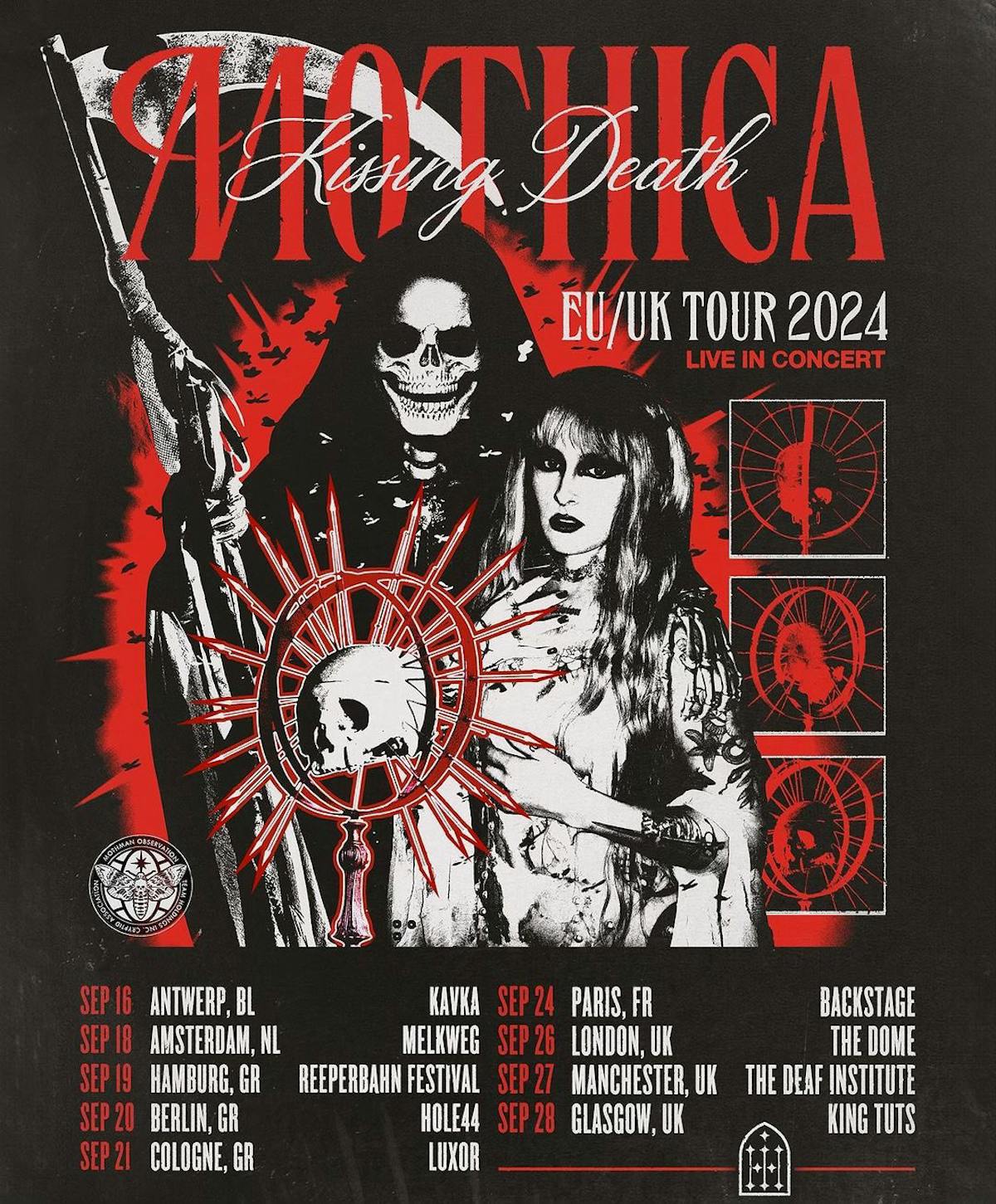 mothica tour uk