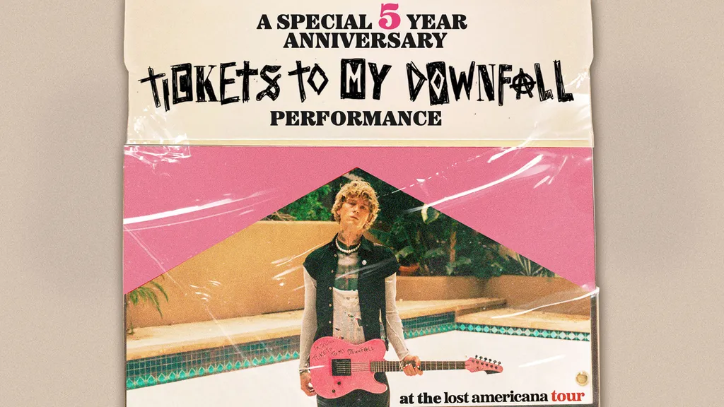 Machine Gun Kelly mgk Tickets To My Downfall tour poster header