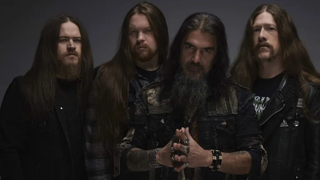A photo of Oakland heavy metal band Machine Head in 2025