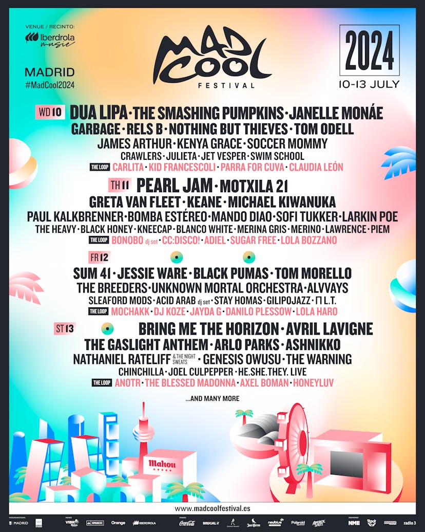 Pearl Jam, Avril, BMTH and more for Mad Cool Festival 2024 | Kerrang!