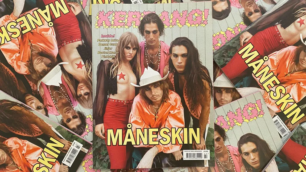 Maneskin September 2022 print issue header