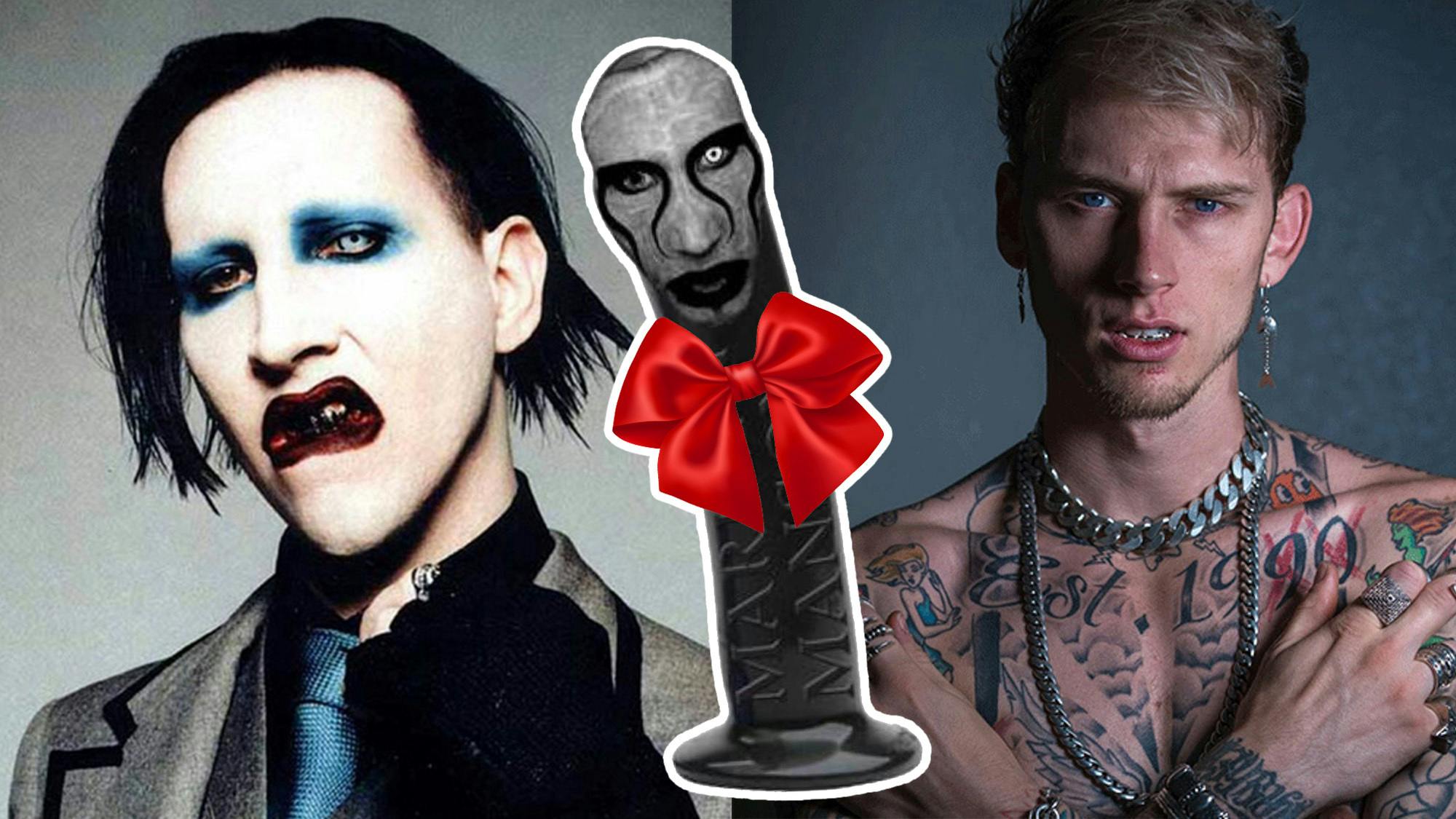 Marilyn Manson Gave A Dildo To Machine Gun Kelly For His Birthday