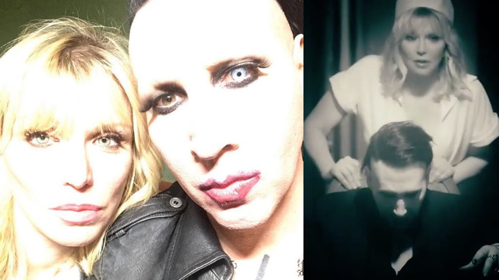 Courtney Love Looks Set To Appear In Marilyn Manson's New Music Video