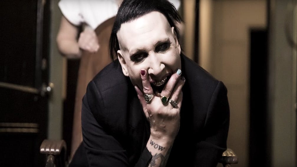 Watch Marilyn Manson's NSFW Tattooed In Reverse Video