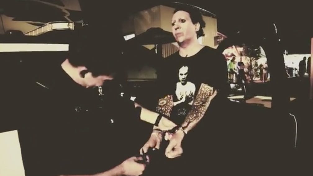 Maine Police Department 'Apologise' For Handcuffing Marilyn Manson