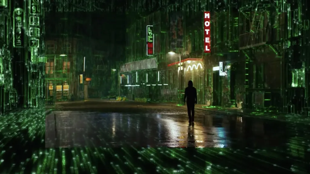 Matrix Resurrections trailer header December 2021