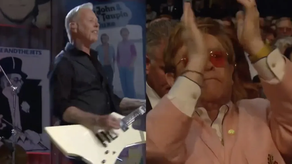 Metallica Elton John April 2024