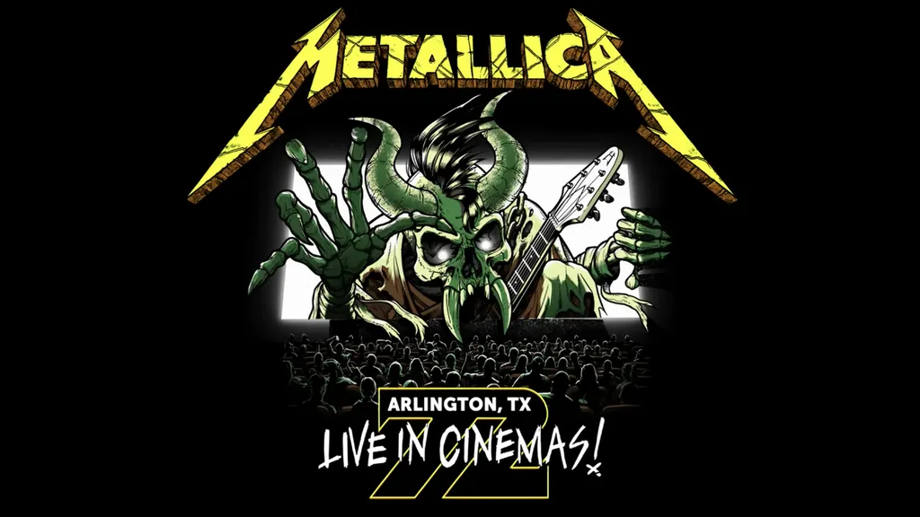 Metallica Live In Cinemas poster header