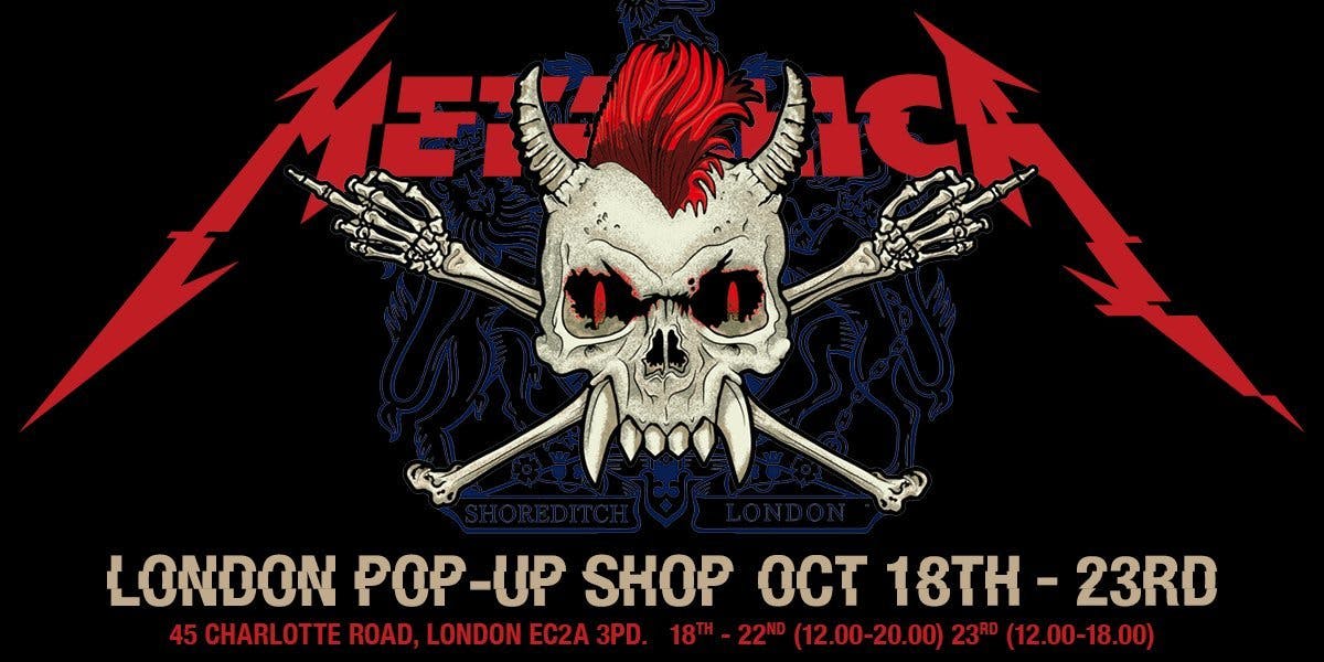 Metallica Announce London Pop-Up Shop