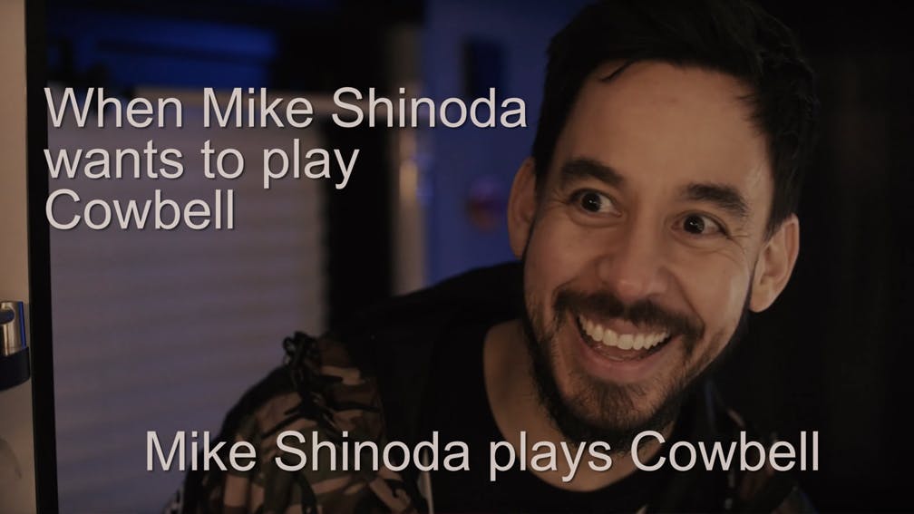 Watch Mike Shinoda Ruin Don Broco's Set With 'More Cowbell'