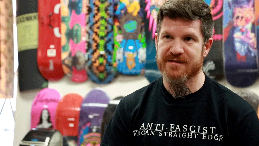 Moby Punk Rock Vegan Movie still Andy Hurley