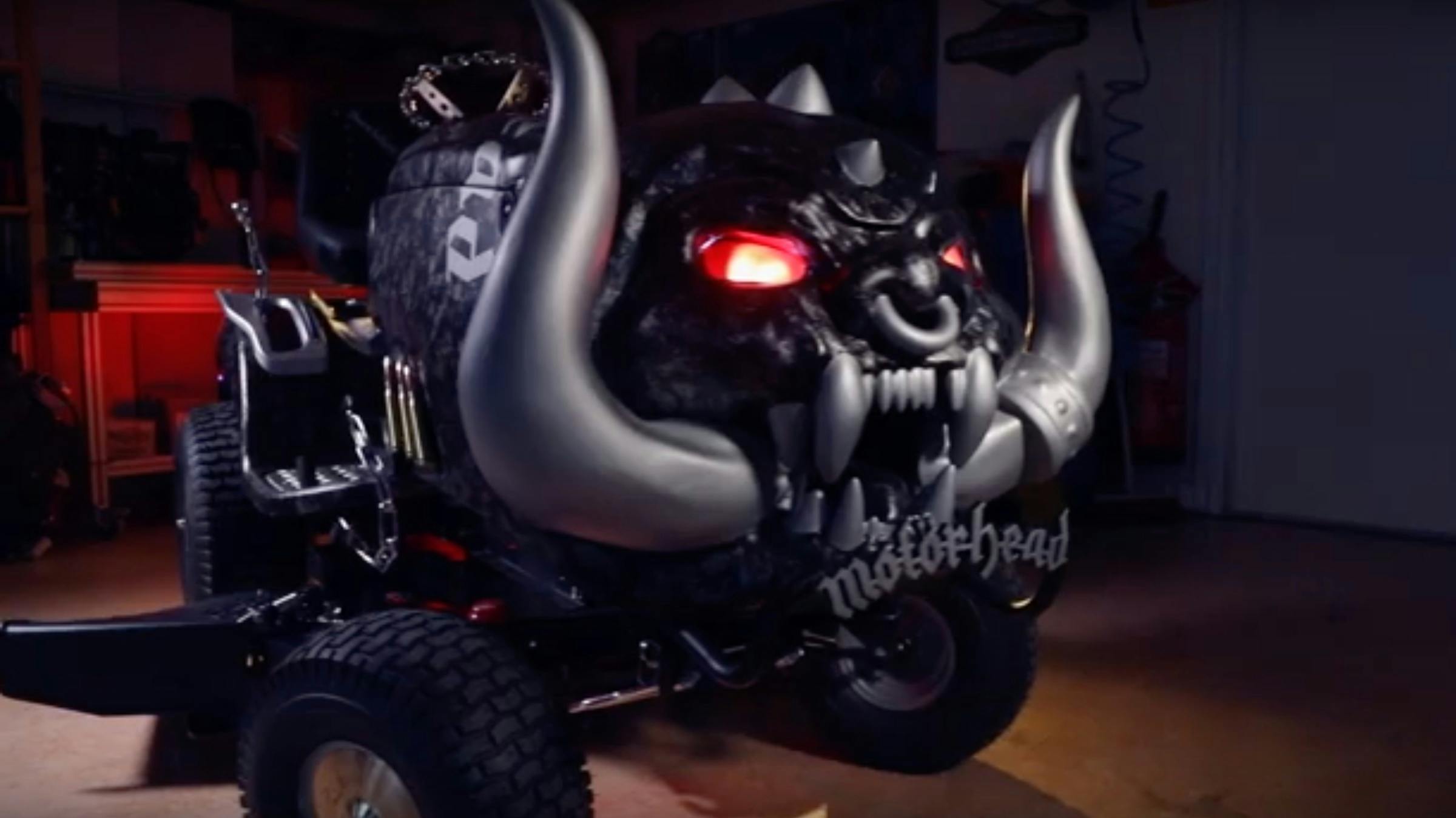 Motörhead's Mikkey Dee Has The Coolest Lawn Mower Of All Time