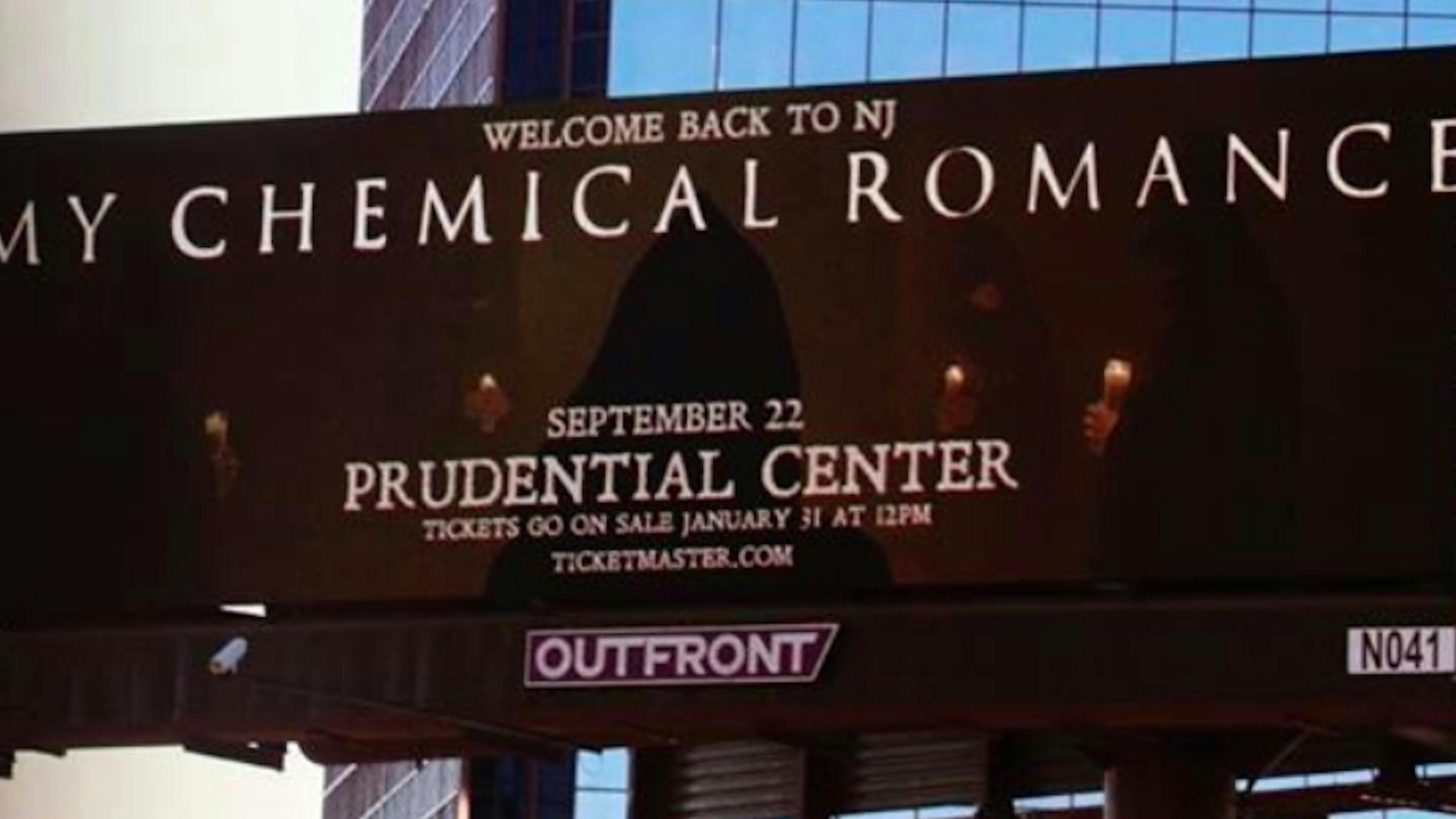 My Chemical Romance's Hometown Shows Celebrated With Billboards Around Newark
