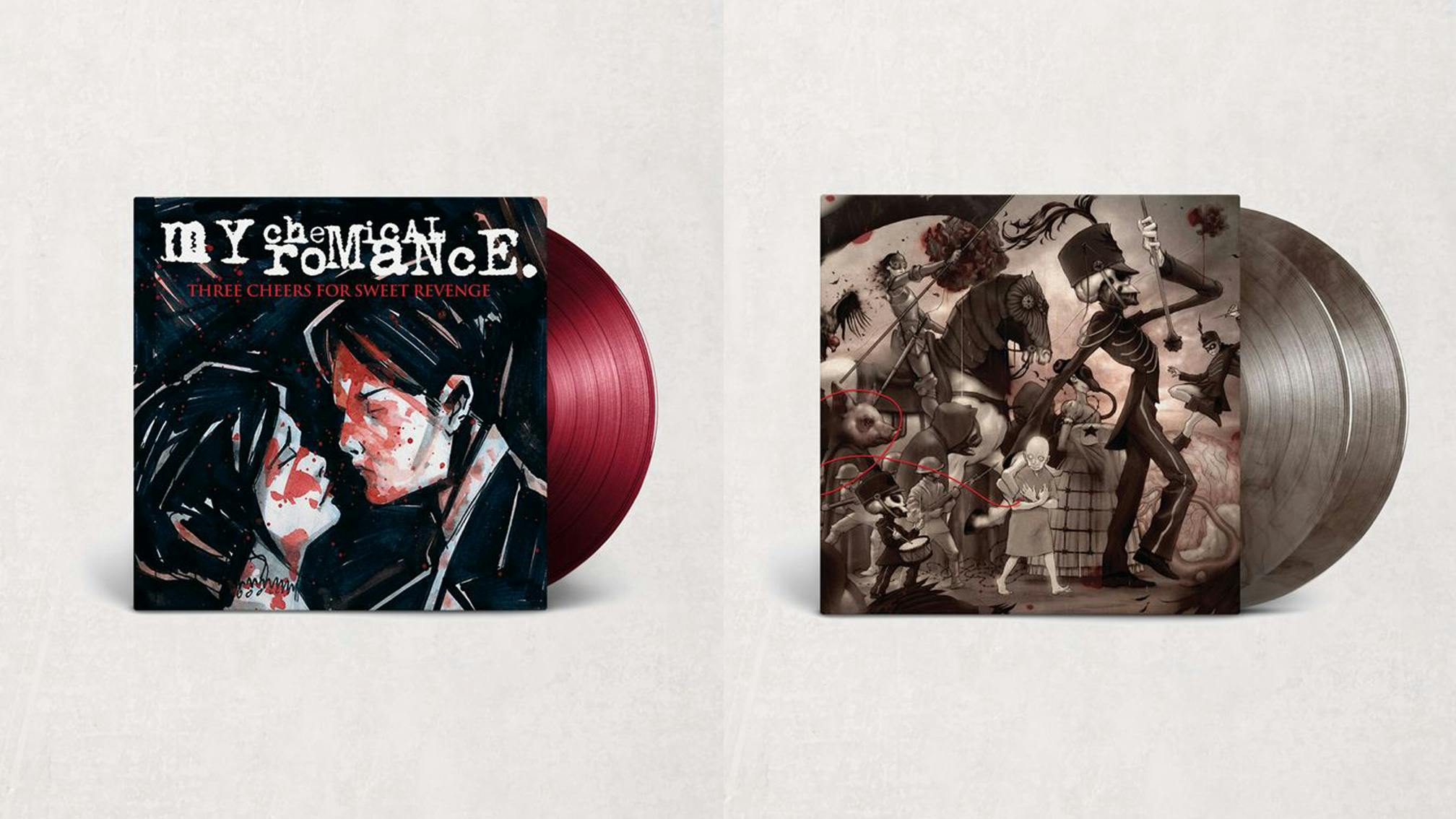 My Chemical Romance Release Exclusive Vinyl Colour Variants Of Three Albums