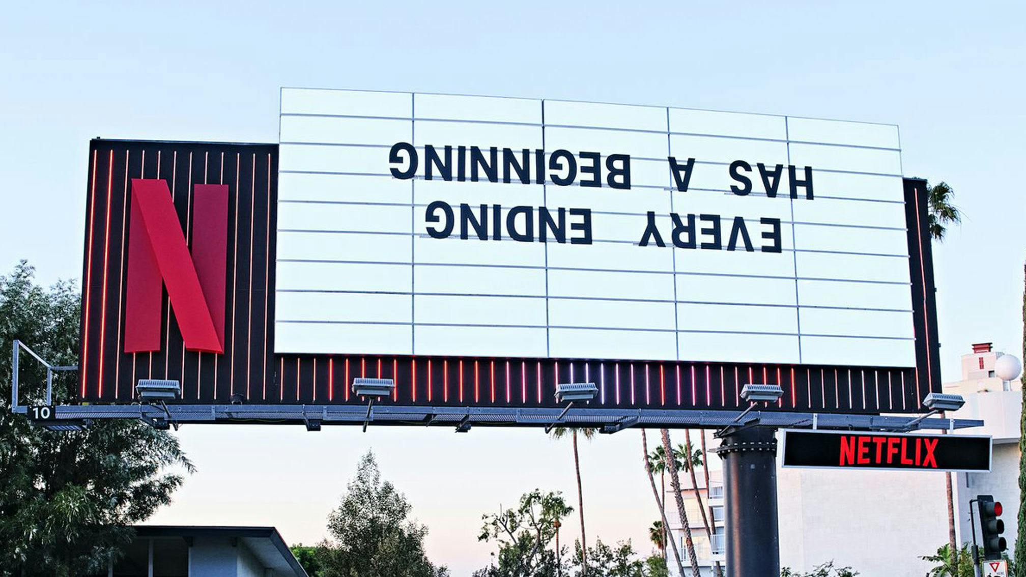 Netflix teases Stranger Things 4 with upside-down billboard