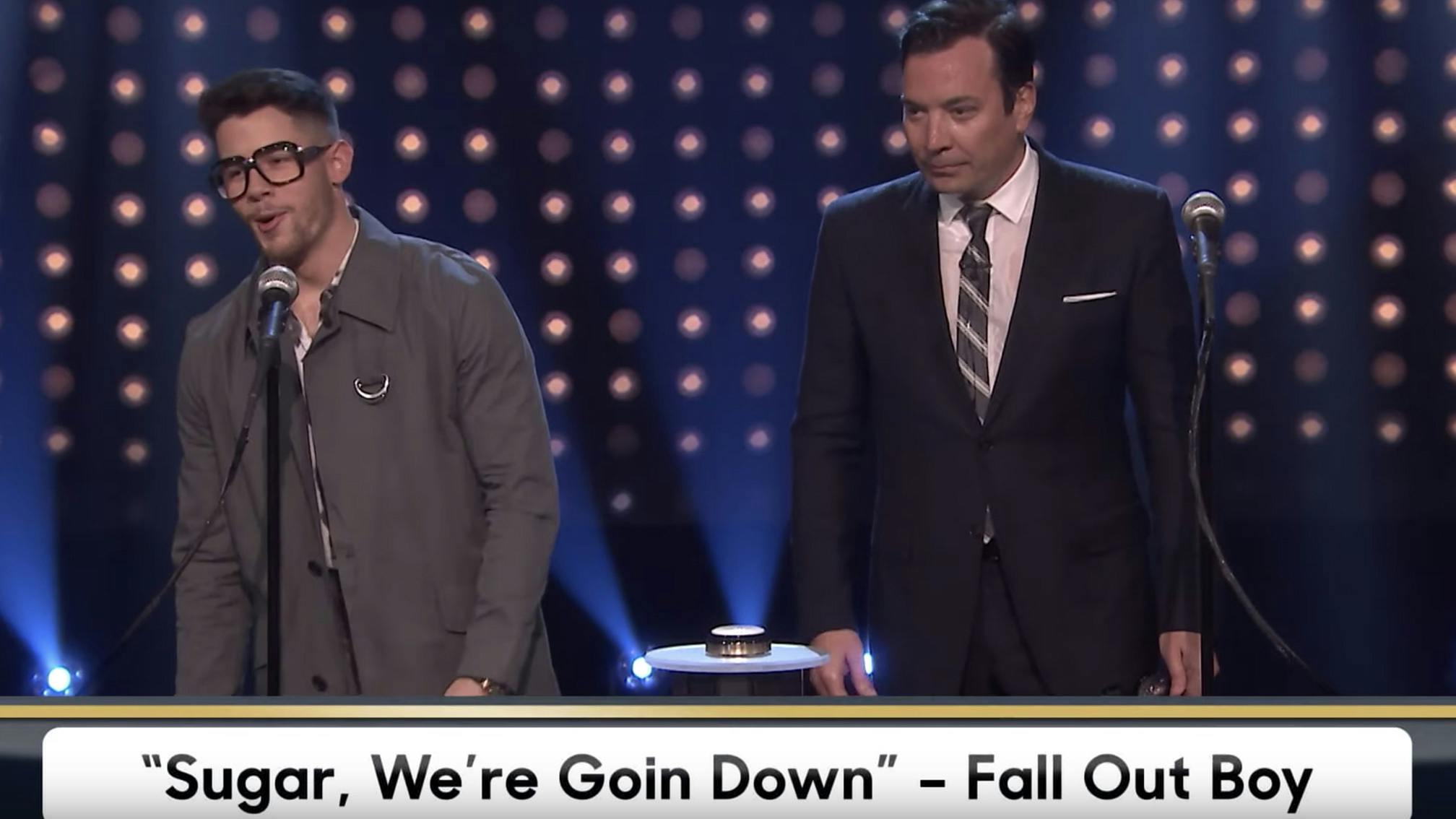 Watch Nick Jonas Try To Remember Fall Out Boy And Panic! At The Disco Lyrics