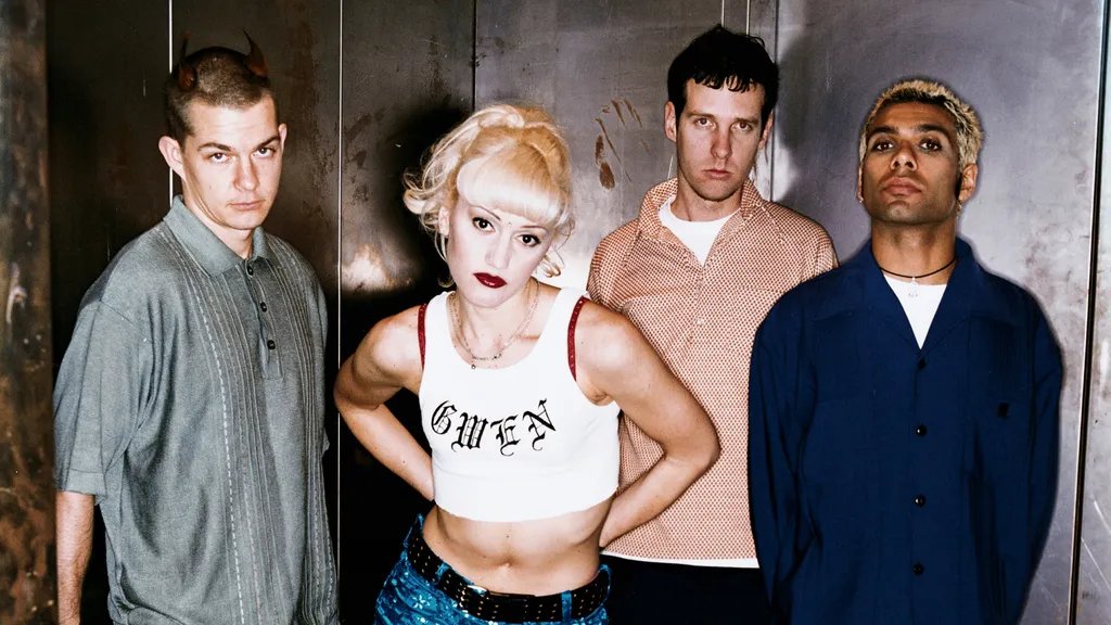 No Doubt Gwen Stefani Tony Kanal Tom Dumont Adrian Young October 2025 promo credit Joseph Cultice