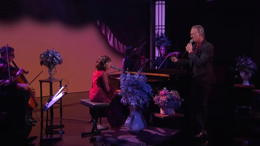 Norah Jones Josh Homme Somethin Stupid Jimmy Kimmel Live
