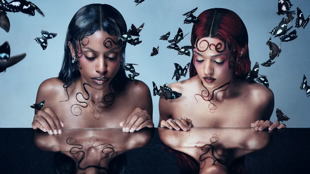Nova Twins new album Parasites Butterflies album cover header