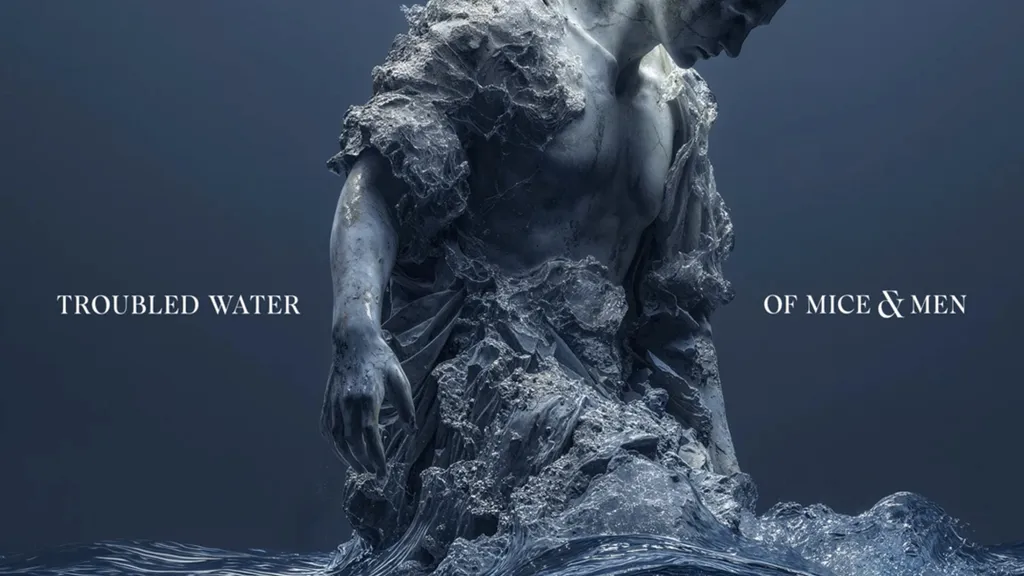 Of Mice Men Troubled Water artwork header