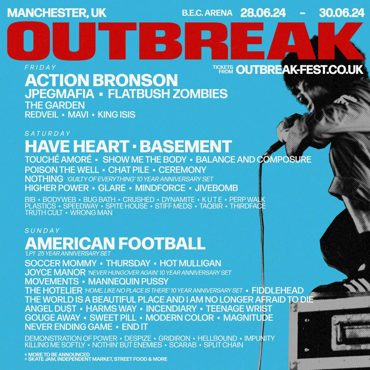 Have Heart confirmed as Outbreak Fest 2024’s final… Kerrang!