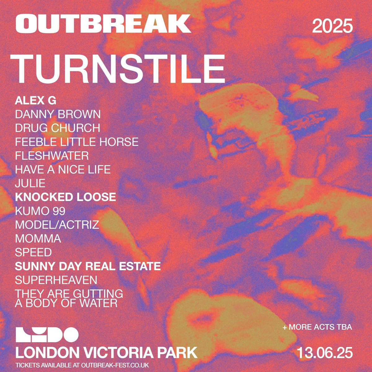 Turnstile To Headline New Outbreak Fest All Dayer At Kerrang 6799