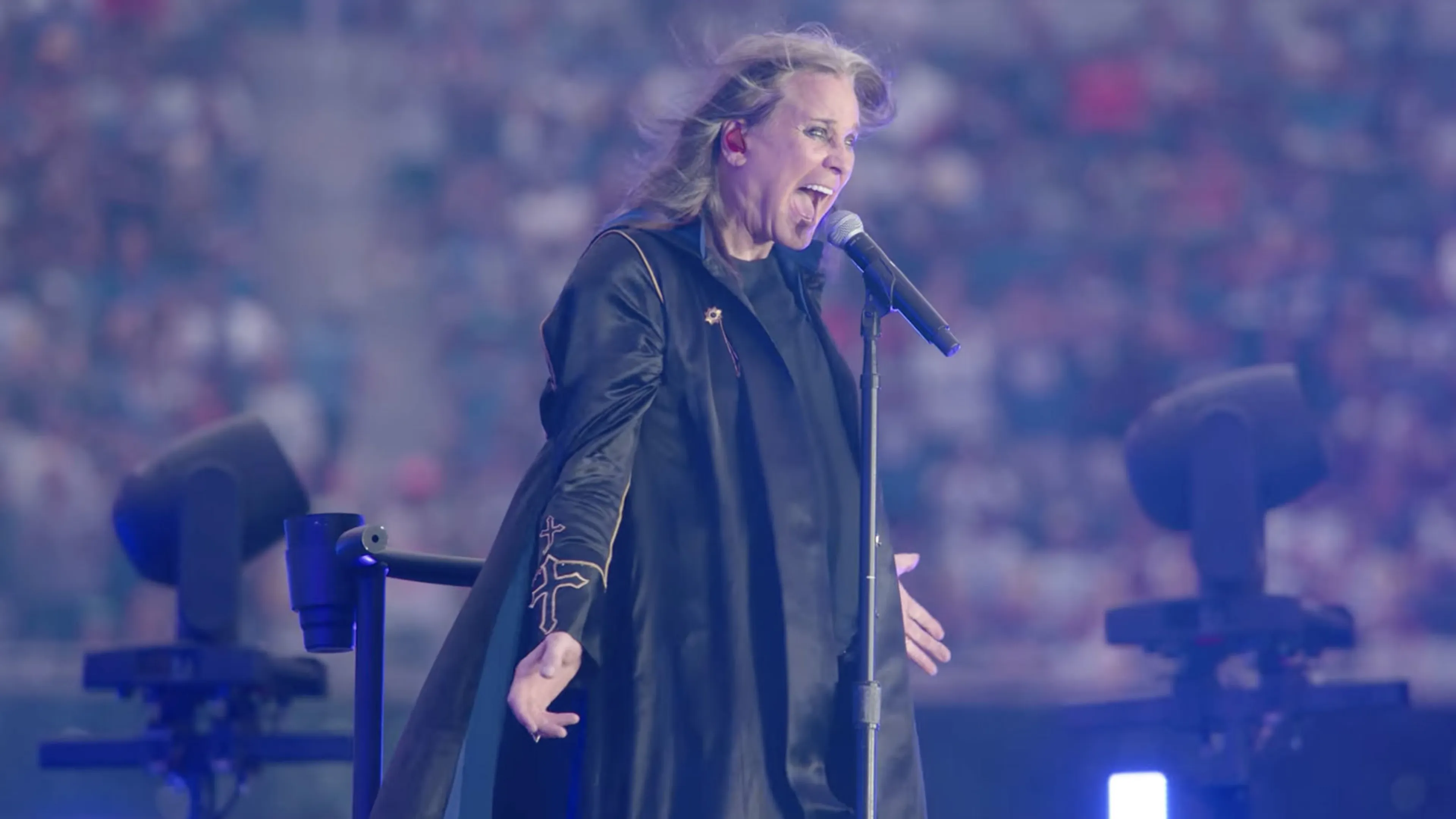 Watch Ozzy Osbourne’s NFL halftime performance