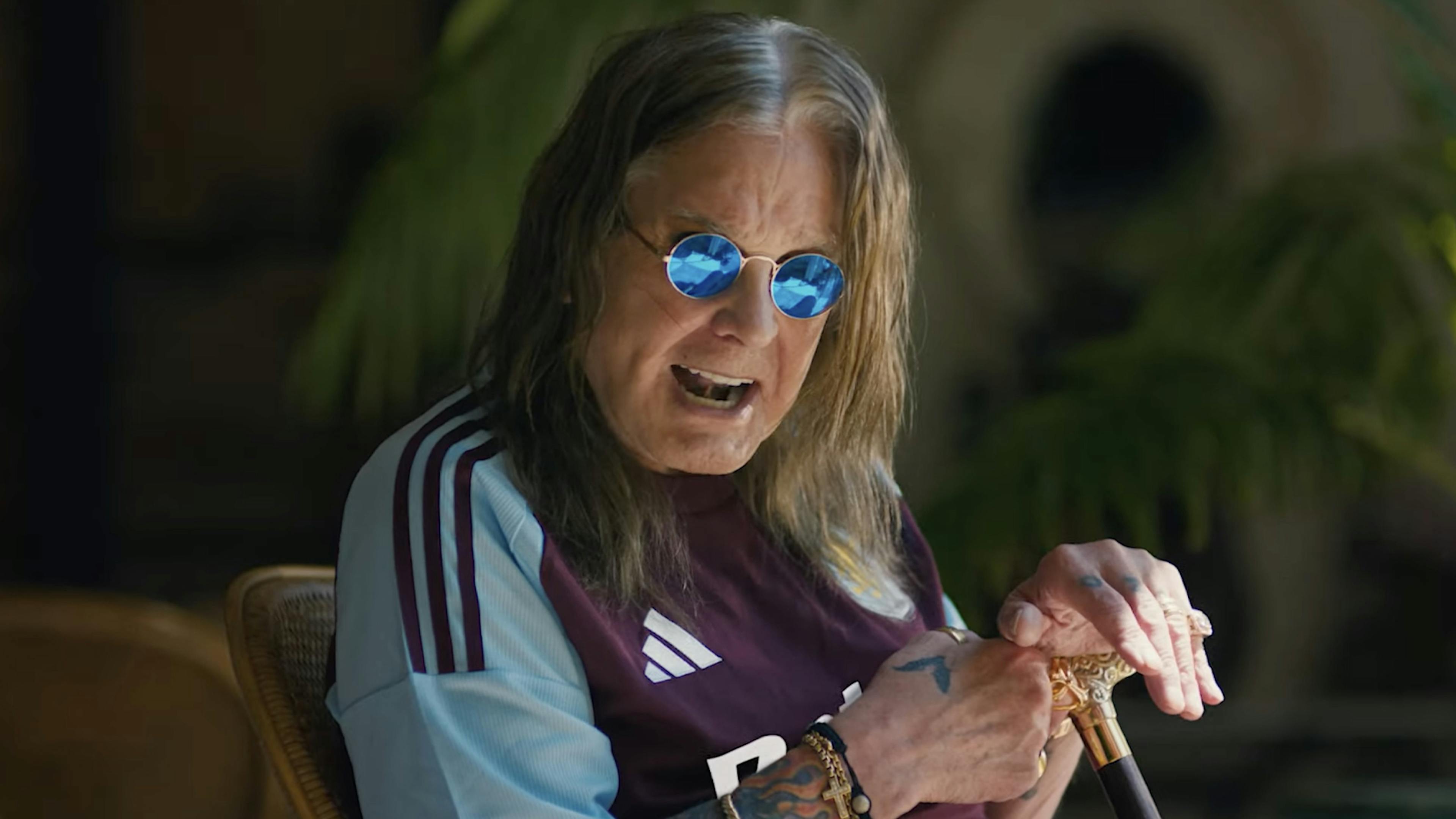 Ozzy and Geezer Butler star in the trailer for Aston Villa’s new home kit
