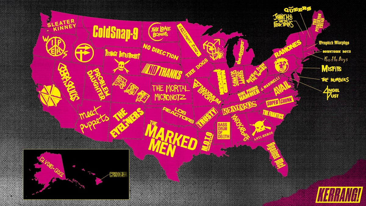 The United States Of Punk The best band from every state… Kerrang!