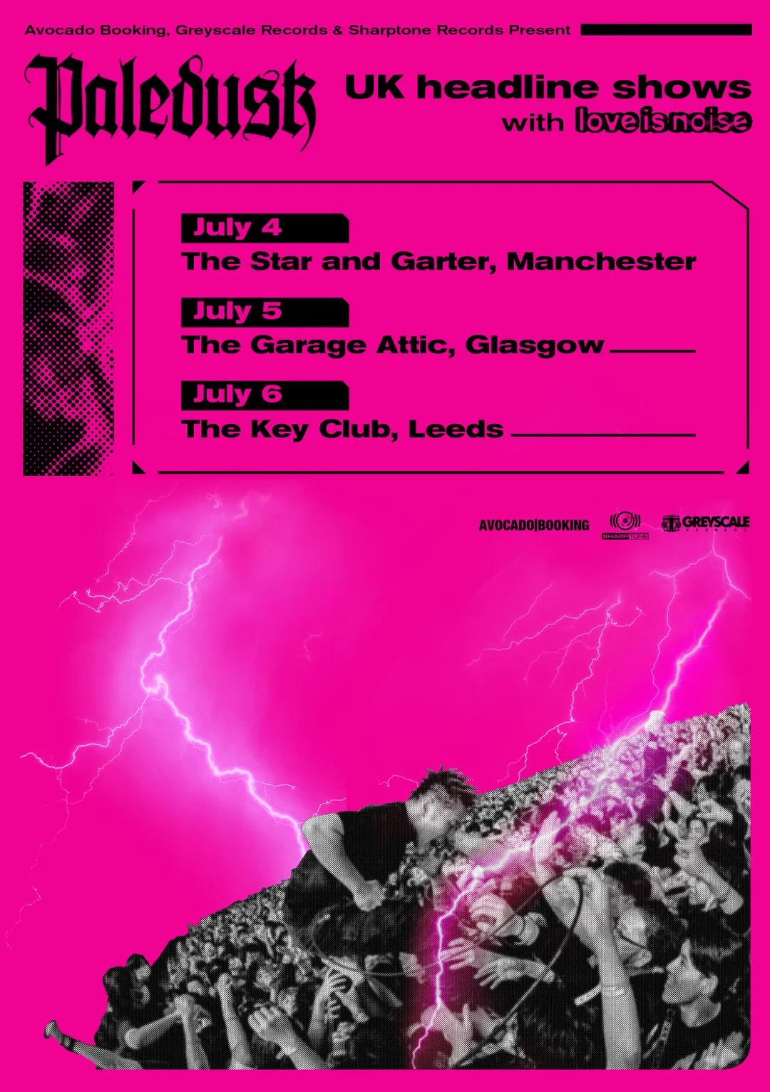 Paledusk announce three UK headline shows Kerrang!