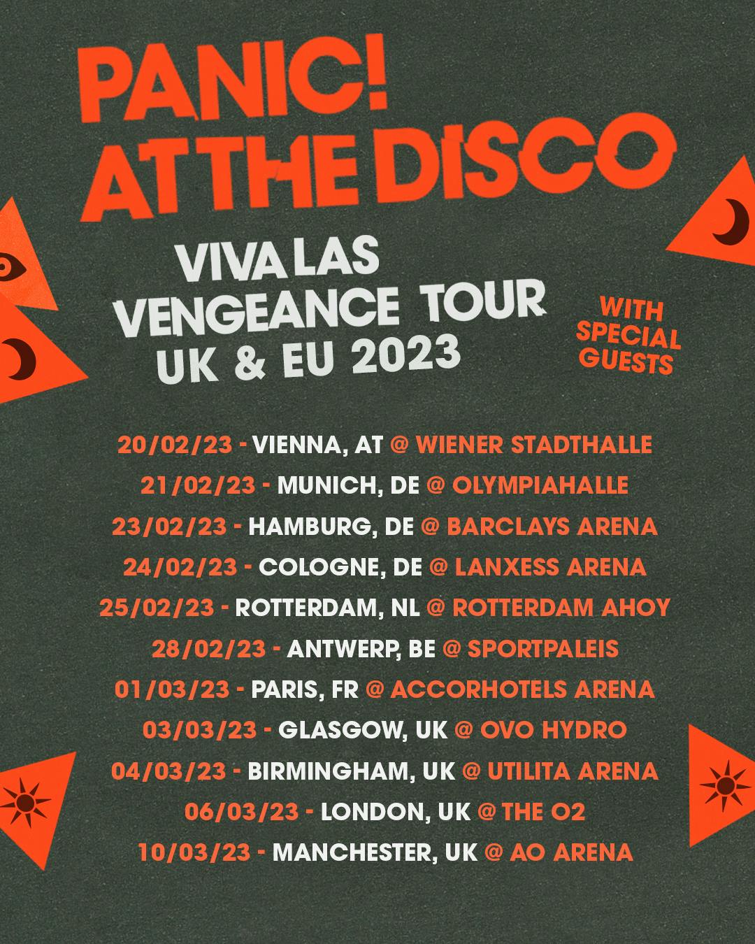 Panic At The Disco 2025 Tour