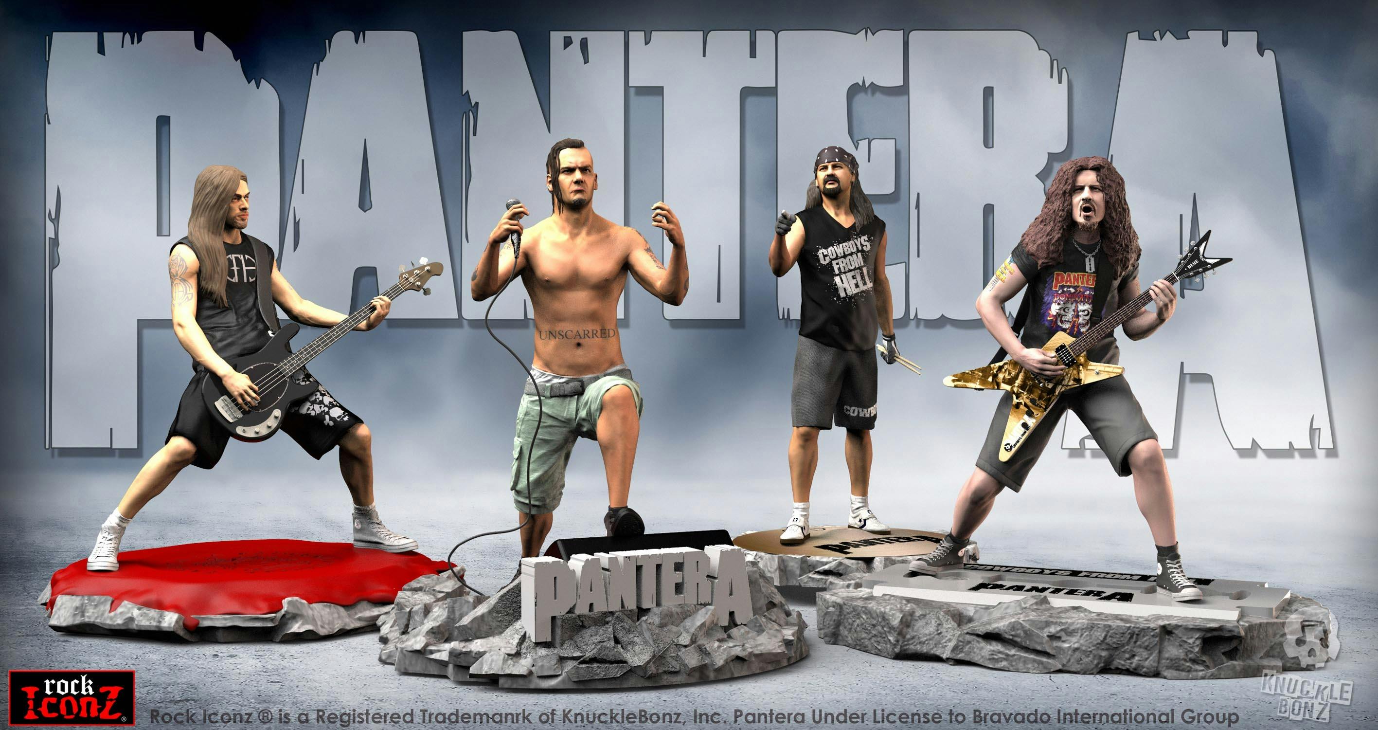 Pantera Release Cowboys From Hell Collectible Figurines