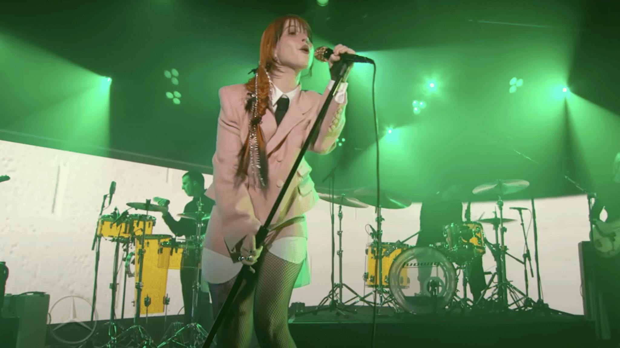 See Paramore perform Running Out Of Time on Jimmy Kimmel Live