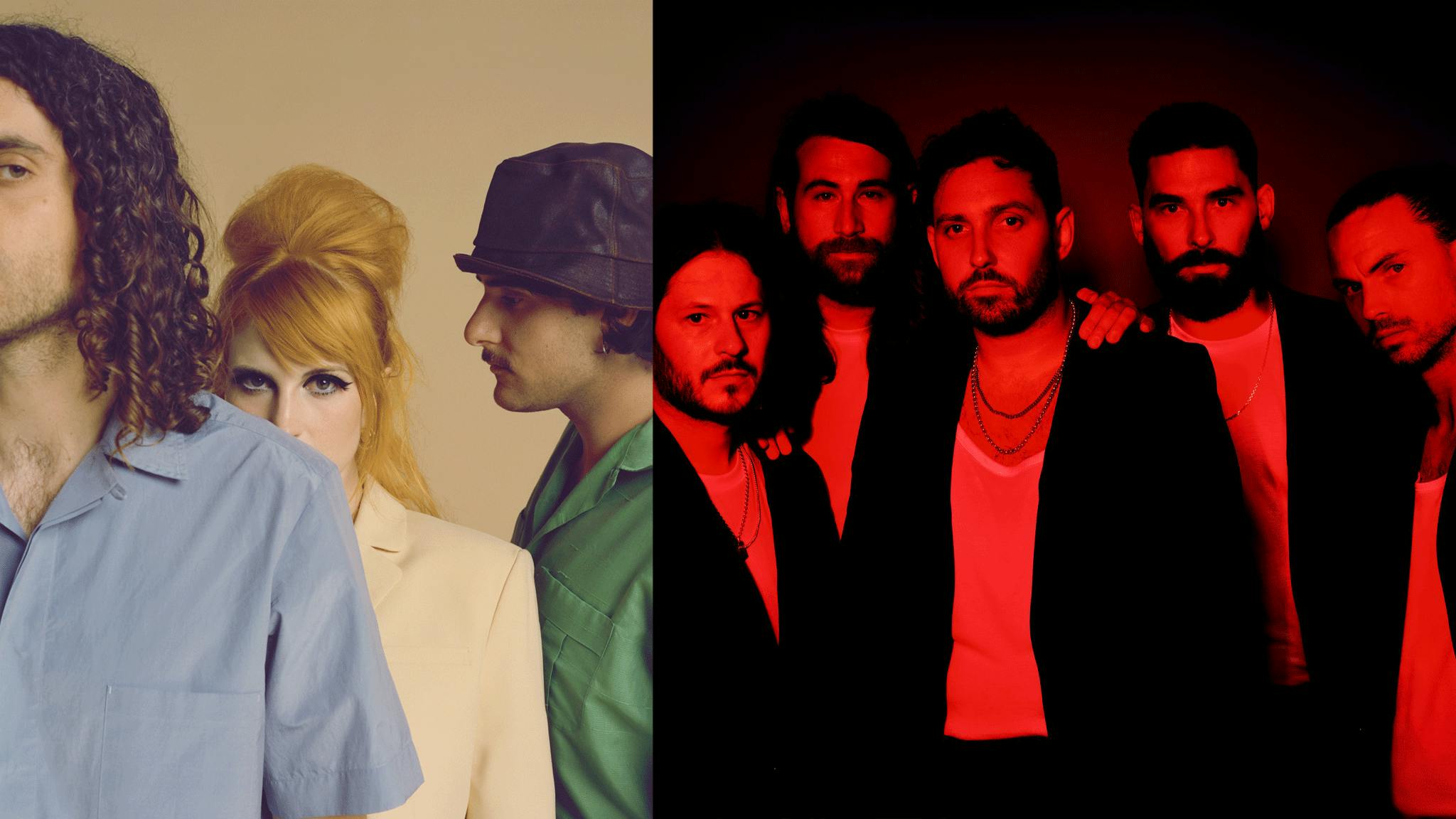 Paramore and You Me At Six top the midweek UK Official Albums Chart