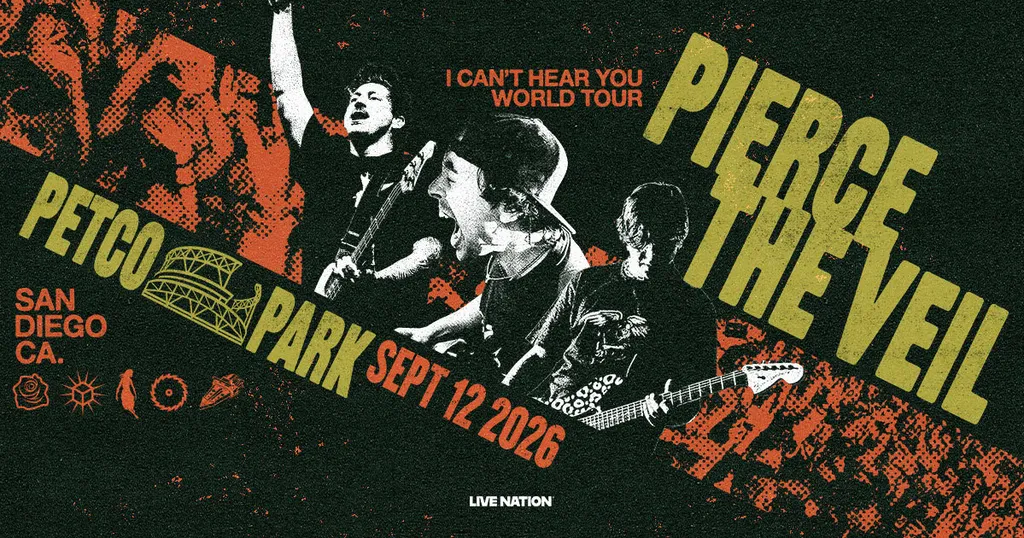 Pierce The Veil Petco Park 2026