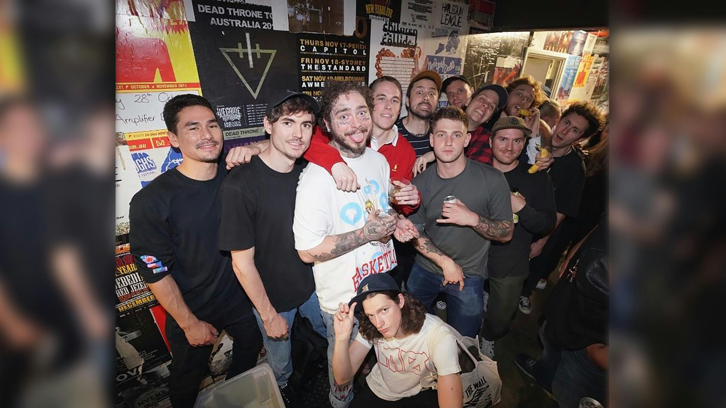 Post Malone Was Spotted at a Basement and The Story So Far Show in Australia