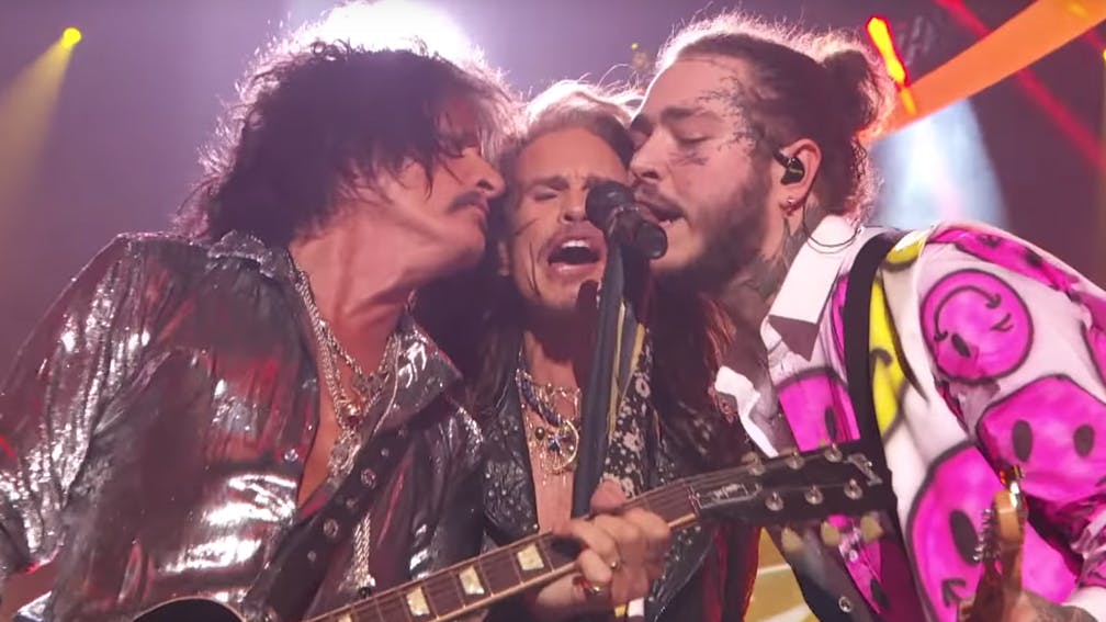 Aerosmith And Post Malone Team Up For MTV Video Music Awards Performance