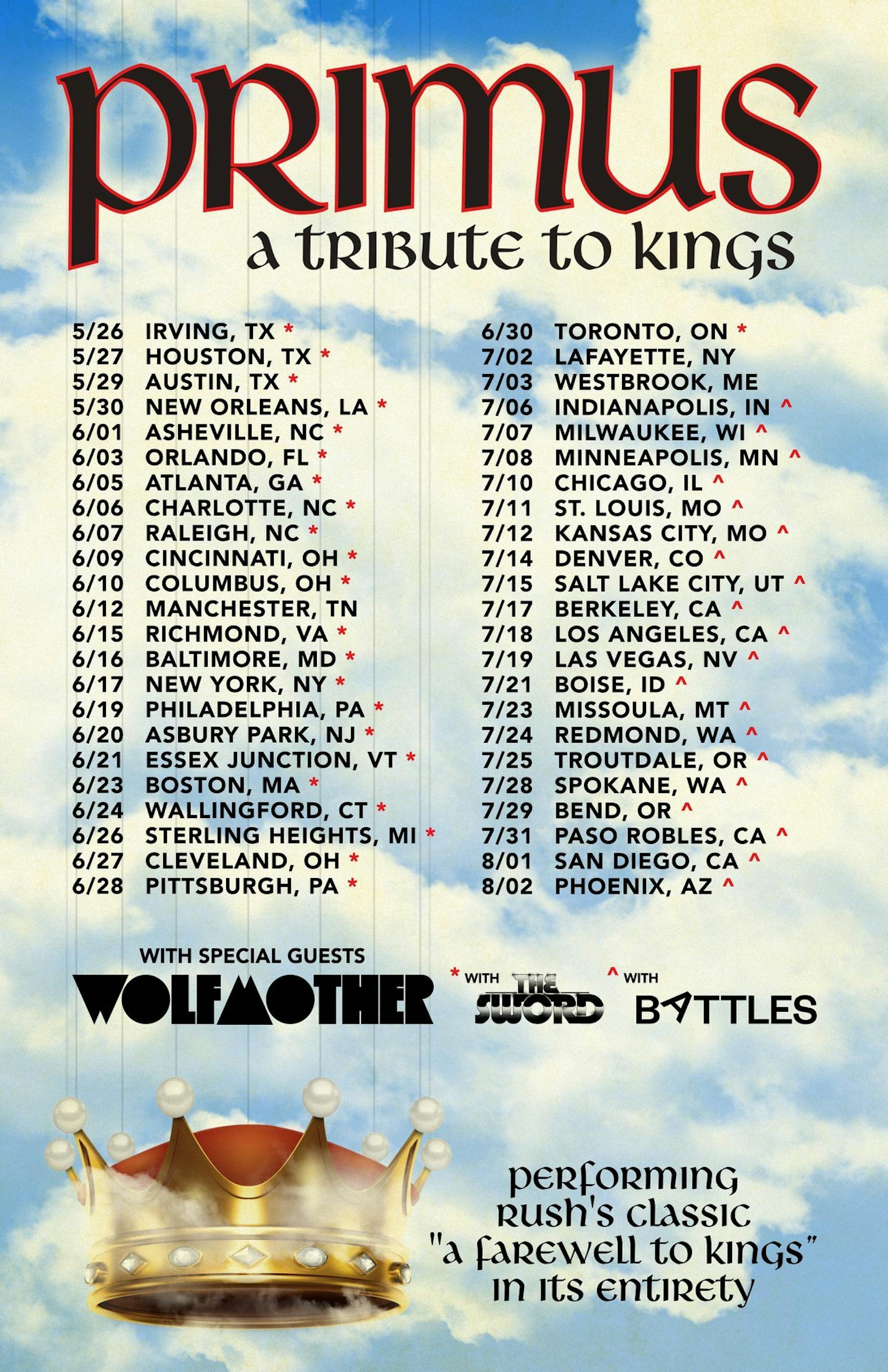 Primus Announce Rush Tribute Tour, Will Cover A Farewell… Kerrang!