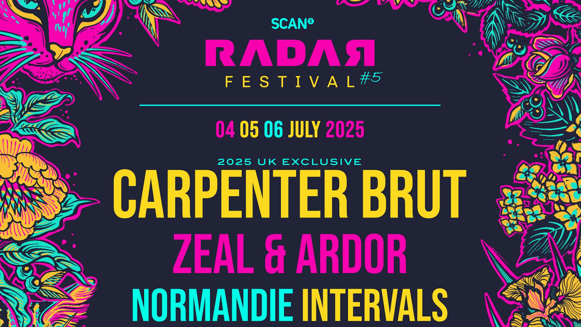 Carpenter Brut, Zeal & Ardor and more for RADAR Festival… Kerrang!