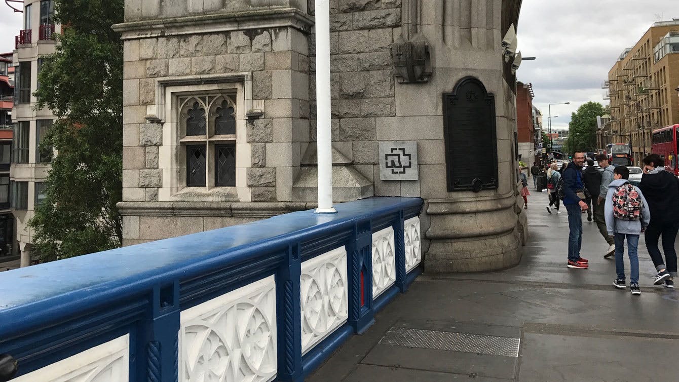 Mysterious Rammstein Graffiti Shows Up On London Landmarks