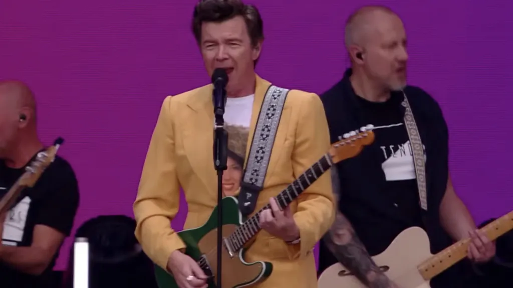 Rick Astley Radio 2 in the park September 2023