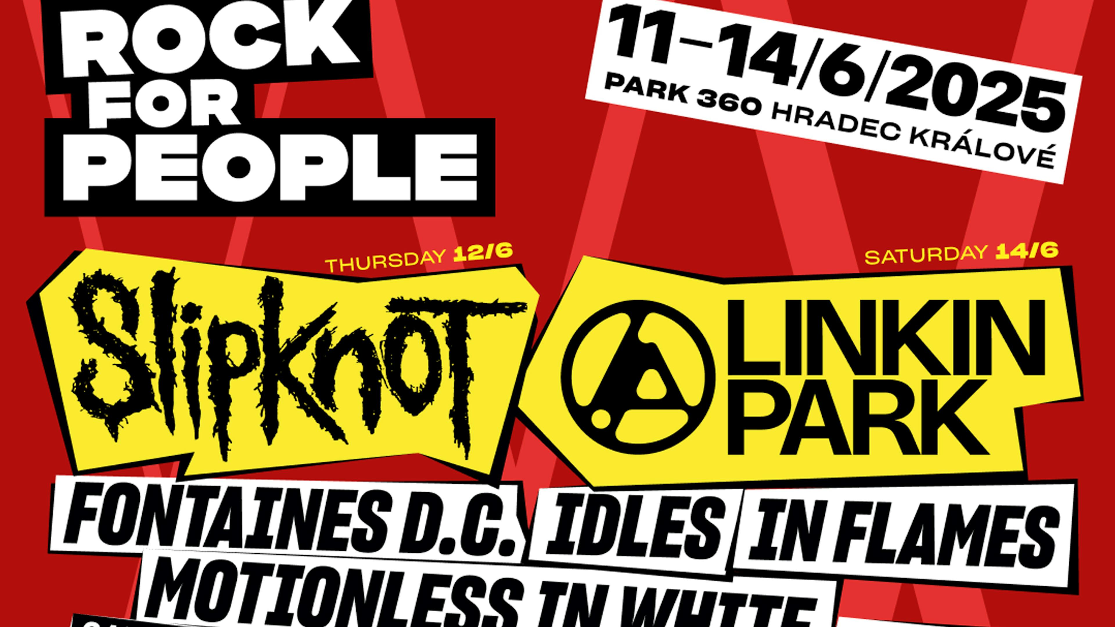 Slipknot and Linkin Park to headline Rock for People 2025