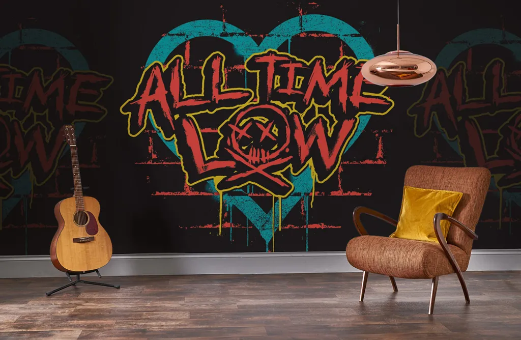 Rock Roll Mural All Time Low