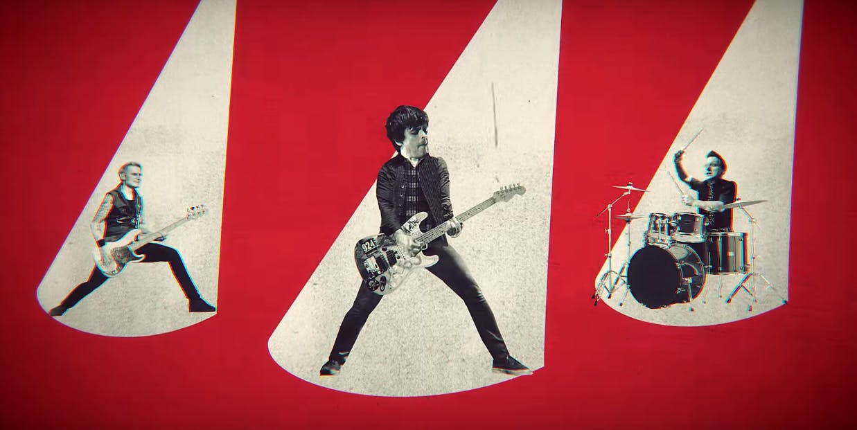 Green Day Reveal Animated Video For Too Dumb To Die