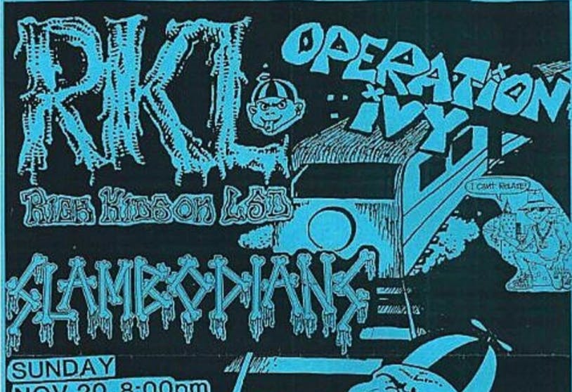 Check Out These Cool '80s Punk Flyers!