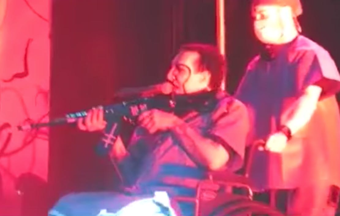 Marilyn Manson Brought A Fake Gun Onstage At The Site Of A Mass Shooting