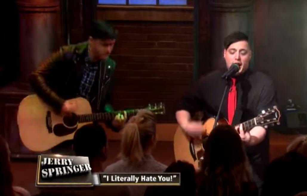 Watch An Emo Love Triangle Resolve Itself Through Song On Jerry Springer