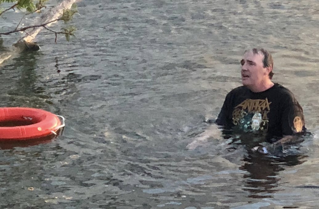 Fan Kicked Out Of The Toronto Slayer Show Attempted To Swim Back Into The Venue