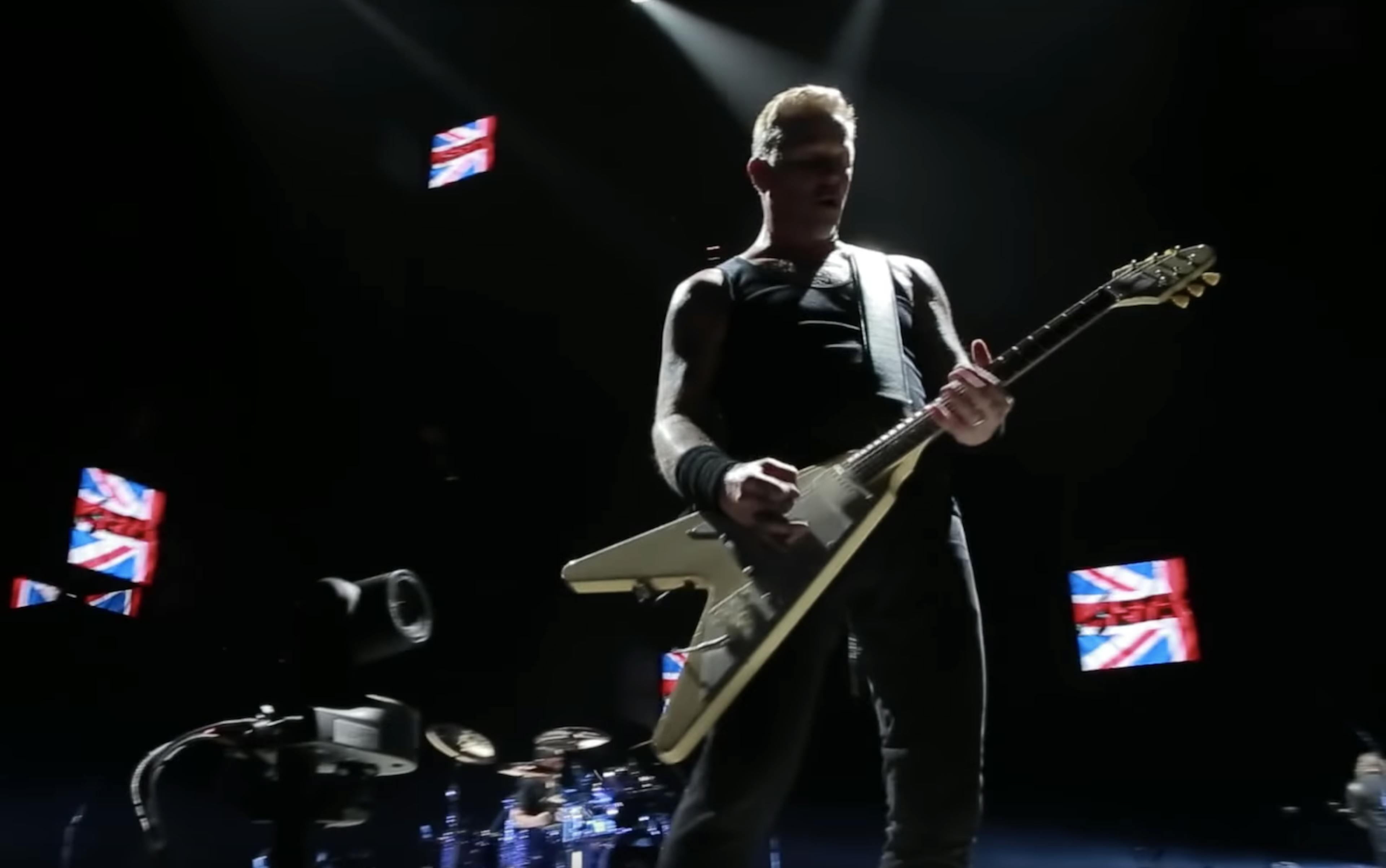 James Hetfield Loves Flying V Guitars